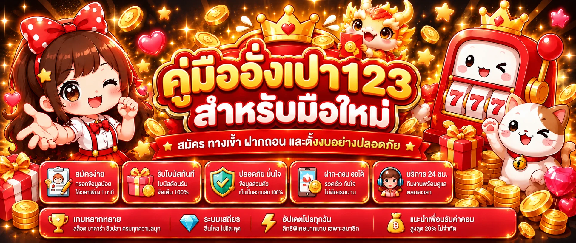 อั่งเปา123 คู่มือมือใหม่ สมัคร ทางเข้า และตั้งงบ